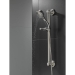 DELTA® 51900-SS Hand Held Shower With Traditional Slide Bar/Grab Bar, 1.75 gpm Flow Rate, 9 Functions, Stainless