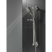DELTA® 51900-SS Hand Held Shower With Traditional Slide Bar/Grab Bar, 1.75 gpm Flow Rate, 9 Functions, Stainless