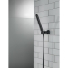 DELTA® 55085-BL Adjustable Hand Shower, 1.75 gpm Flow Rate, Wall Installation / Mounting, 1 Functions, Matte Black