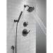 DELTA® 55085-BL Adjustable Hand Shower, 1.75 gpm Flow Rate, Wall Installation / Mounting, 1 Functions, Matte Black
