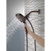 DELTA® 58471-RB-PK 2-in-1 Shower, 2.5 gpm, 1/2 in, Plastic, 4, H2OKinetic®, H2OKinetic® with Massage, Massaging, Round