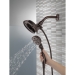 DELTA® 58471-RB-PK 2-in-1 Shower, 2.5 gpm, 1/2 in, Plastic, 4, H2OKinetic®, H2OKinetic® with Massage, Massaging, Round