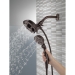 DELTA® 58471-RB-PK 2-in-1 Shower, 2.5 gpm, 1/2 in, Plastic, 4, H2OKinetic®, H2OKinetic® with Massage, Massaging, Round