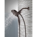 DELTA® 58471-RB-PK 2-in-1 Shower, 2.5 gpm, 1/2 in, Plastic, 4, H2OKinetic®, H2OKinetic® with Massage, Massaging, Round