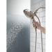 DELTA® 58471-SS-PK 2-in-1 Shower, 2.5 gpm, 1/2 in, Plastic, 4, H2OKinetic®, H2OKinetic® with Massage, Massaging, Round