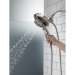 DELTA® 58471-SS-PK 2-in-1 Shower, 2.5 gpm, 1/2 in, Plastic, 4, H2OKinetic®, H2OKinetic® with Massage, Massaging, Round