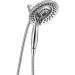 DELTA® 58569-25-PK 2-in-1 Shower, 2.5 gpm Flow Rate, 5 Functions, 6-13/16 in Face Diameter, Chrome-Plated