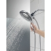 DELTA® 58569-25-PK 2-in-1 Shower, 2.5 gpm Flow Rate, 5 Functions, 6-13/16 in Face Diameter, Chrome-Plated