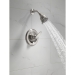 DELTA® BT13210-SS Shower Trim, Wall Installation / Mounting, Brass, Stainless Steel, 1.75 gpm Flow Rate, 1 Handles