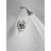 DELTA® BT13210-SS Shower Trim, Wall Installation / Mounting, Brass, Stainless Steel, 1.75 gpm Flow Rate, 1 Handles