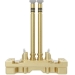 DELTA® R4700-FLWS Tub Filler Rough-in With Stop, Floor Installation / Mounting, 1/2 in Inlet Connection, Brass, 1 Holes