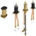DELTA® R4707-MF Roman Tub Rough-in, Deck Installation / Mounting, 1/2 in Inlet Connection, 1/2 in Outlet Connection