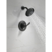 DELTA® T14232-BL Shower Trim, Wall Installation / Mounting, Metal, Matte Black, 1.75 gpm Flow Rate, 1 Handles