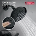DELTA® T14232-BL Shower Trim, Wall Installation / Mounting, Metal, Matte Black, 1.75 gpm Flow Rate, 1 Handles