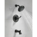 DELTA® T14432-BL Tub/Shower Trim, Wall Installation/Mounting, Metal, Matte Black, 1.75 gpm, 1, 5 in H, 5-1/2 in, Trim