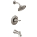 DELTA® T14432-SS Tub/Shower Trim, Wall Installation/Mounting, Metal, Stainless, 1.75 gpm, 1, 5 in H, 5-1/2 in, Trim