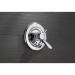 DELTA® T17038 Valve Only Trim, Wall Installation / Mounting, Brass, Chrome, 1.75 gpm Flow Rate, 2 Handles, Lever Handle