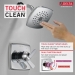 DELTA® T17264 Shower Trim, Wall Installation / Mounting, Brass, Chrome, 1.75 gpm Flow Rate, 2 Handles, Lever Handle