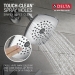 DELTA® T17264 Shower Trim, Wall Installation / Mounting, Brass, Chrome, 1.75 gpm Flow Rate, 2 Handles, Lever Handle