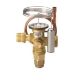 Danfoss 067L5857 Thermostatic Expansion Valve, R-22, R-407C Refrigerant, 3/8 in Inlet, ODF Inlet, 3/8 in Outlet