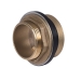 Dearborn® 4028 Spud Washer, Brass, 1-1/2 in Height, 1-1/2 in Width, Washer Function Type