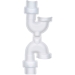 Dearborn® ADA101 Tubular P-Trap Full Cover Kit, Brass/EVA Foam/Plastic, Tubular P-Trap Full Cover Kit Function Type
