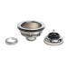 Dearborn® L7 Sink Basket Strainer, For Sink Opening Size: 3-1/2 to 4 in, Brass, Chrome-Plated, Strainer Function Type