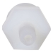 DiversiTech® 701-043 Male Adapter, 3/8 in, Barbed, 3/4 in, MIPT, Material Construction: Nylon, White