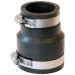 Fernco® 1056-215 Flexible Coupling, 2 in, PVC, Coupling, 1-1/2 in, 4.6 psi Max Working Pressure, 3.392 in L
