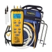 Fieldpiece SDMN6 Dual Port Manometer With Pressure Switch Tester, 0 to 0.07 psi Pressure, +/-0.001% Pressure Accuracy