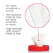 HERCULES® 45333T Pre-Moistened Towel, White, Tub Container