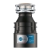 Insinkerator® 79029B-ISE Garbage Disposal, 1/3 hp Motor HP, 1 ph, Continuous Feed, 1-1/2 in Outlet Connection, 26 oz