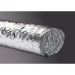 JPL® MNI-25 Air Connector, 4 in ID, 25 ft L, Aluminum Foil/Polyester Core, Flame/Smoke Rating: <25 Flame, <50 Smoke