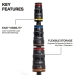 KLEIN TOOLS® 32933 7-in-1 Impact Flip Socket Set, Impact Rated/Impact Not Rated: Impact-Rated, 6-Point, 1/4 in Drive