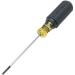 KLEIN TOOLS® 612-4 Terminal Block Screwdriver, 1/8 in Bit, Magnetic: No, 7-3/4 in L, Steel, Plastic/Rubber Handle