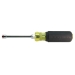 KLEIN TOOLS® 65064 2-in-1 Nut Driver, 1/4 in, 5/16 in Nut, Hex Drive, Magnetic: Yes, 3-5/8 in L Shaft, 8 in L