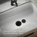 Kohler® K-11352-BL Disposal Flange With Stopper, 1-5/8 in H, 4-7/16 in Dia, Metal, Flange, Matte Black
