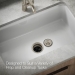 Kohler® K-11352-BS Disposal Flange With Stopper, 1-5/8 in H, 4-7/16 in Dia, Metal, Flange, Brushed Stainless