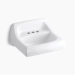 Kohler® K-2005-0 Bathroom Sink With Overflow, 12-1/4 in H, 18-1/8 in W, 21-1/4 in D, Vitreous China, 1-3/4 in Drain