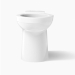 Kohler® K-25076-0 Elongated Toilet Bowl, Siphon Flush, 16-1/2 in Bowl Height, Exposed, 2-1/8 in, 12 in Rough-In, White