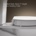 Kohler® Hyten® K-25876-0 Toilet Seat, Round Front Type, White, Plastic, Yes, 16-3/16 in Length, 14-7/16 in Width