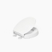 Kohler® Hyten® K-25876-0 Toilet Seat, Round Front Type, White, Plastic, Yes, 16-3/16 in Length, 14-7/16 in Width