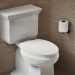 Kohler® Impro® K-26801-0 Toilet Seat, Elongated Bowl Shape, White, Plastic, Yes, 18-3/8 in Length, 14-13/16 in Width