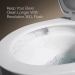 Kohler® K-31615-96 Toilet Tank, Vitreous China, Biscuit, K-31621, K-31588, AquaPiston® Flush, Left Hand, Yes