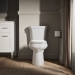 Kohler® K-4373-0 Elongated Toilet Bowl, Class Five Flush, 16-1/2 in Bowl Height, Exposed, 2-1/8 in, 10 in Rough-In