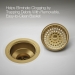 Kohler® K-8801-2BZ Sink Drain With Strainer, Tailpiece, 3-1/2 in, 4 in Outlet, Brass, Oil-Rubbed Bronze, 7 in H, Drain