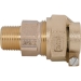 Legend Valve 313-204NL Adapter, Bronze, 3.17 in L, 3/4 in, CTS Pack Joint, 3/4 in, MNPT