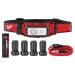 Milwaukee® 2163-21 Hard Hat Headlamp, Plastic, 2.12 in Length