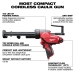 Milwaukee® 2441-20 Caulk and Adhesive Gun, Aluminum, 8.9 in Height, 17.1 in Width, 16.13 in Depth, Black/Red