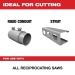 Milwaukee® SAWZALL® 48-00-5189 Blade, 0.035 in Thickness, 18 TPI, Bi-Metal, Applicable Materials: Medium Metal